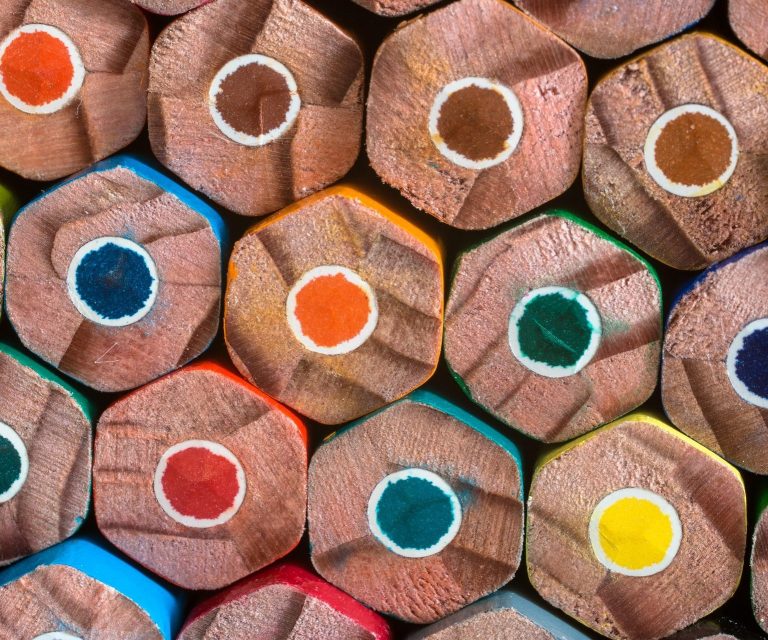 Bunte Farbstifte